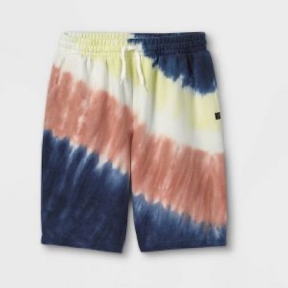 Unisex Tie-Dye Knit Pull-On Shorts - art class- S(6/7) - Picture 6 of 6